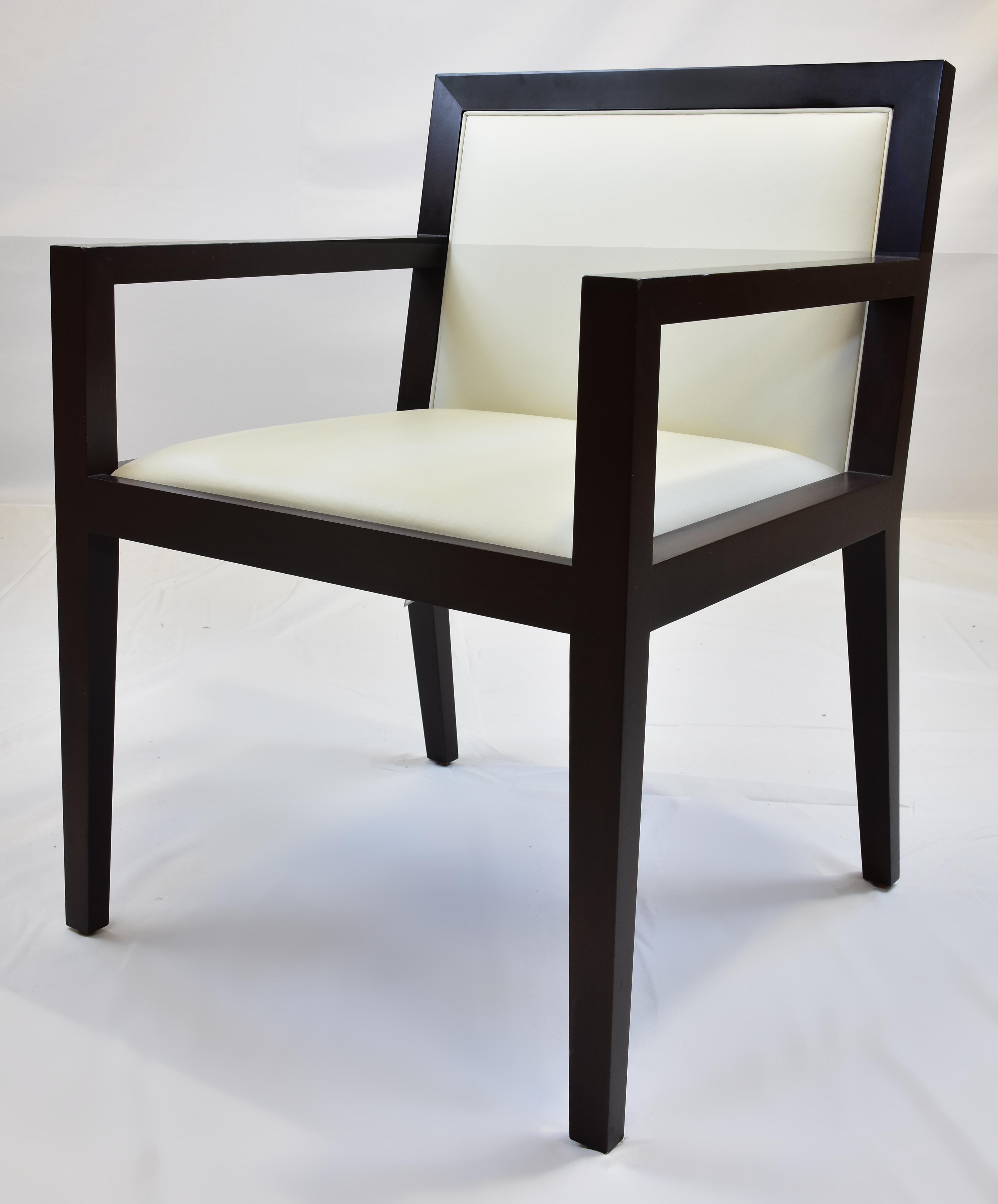 Le Jeune Upholstery SLJ1 Dining Desk Armchair Showroom Model For Sale 1