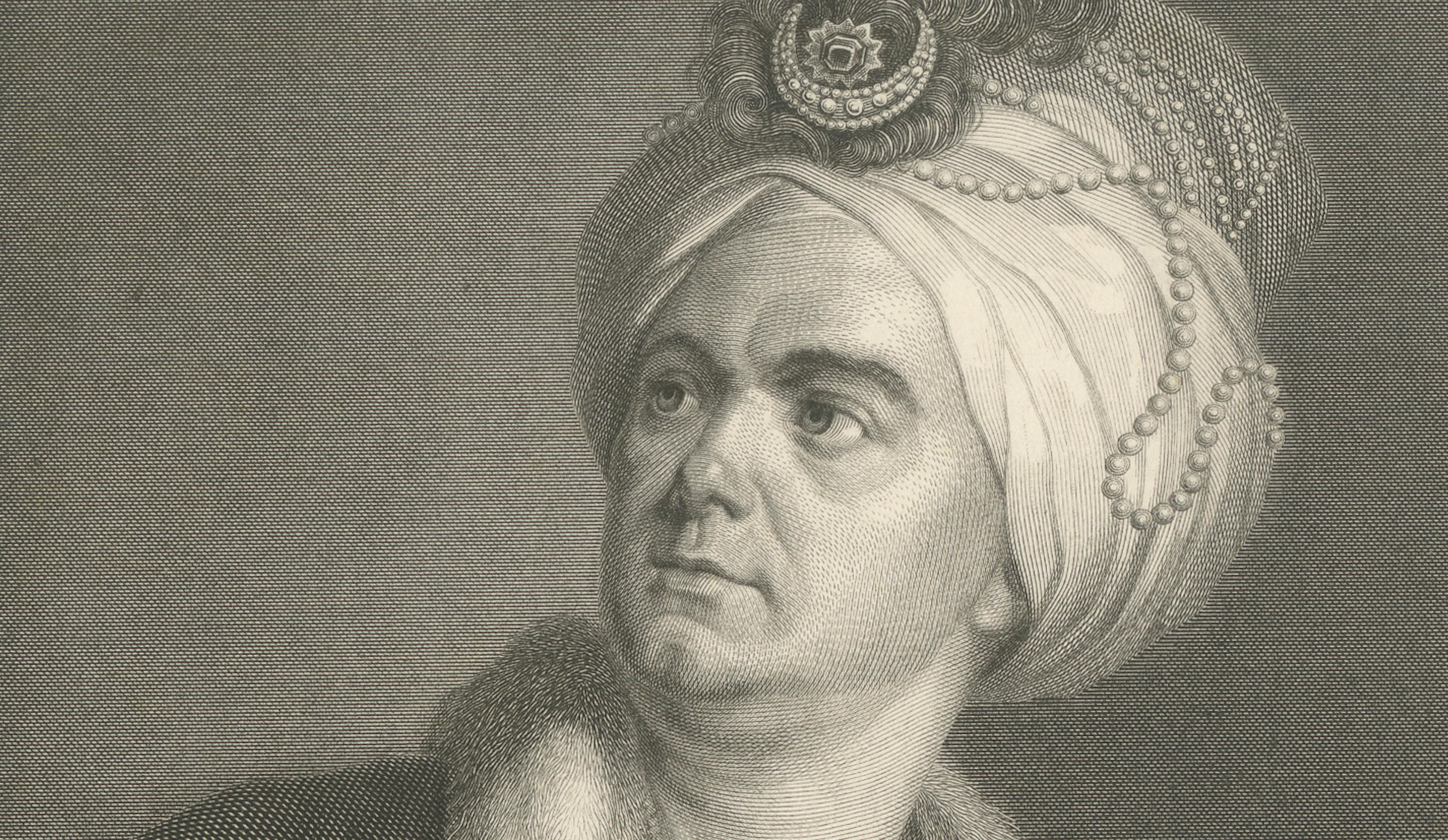 Le Kain in Oriental Costume, French Theatre Portrait Engraving, 1788