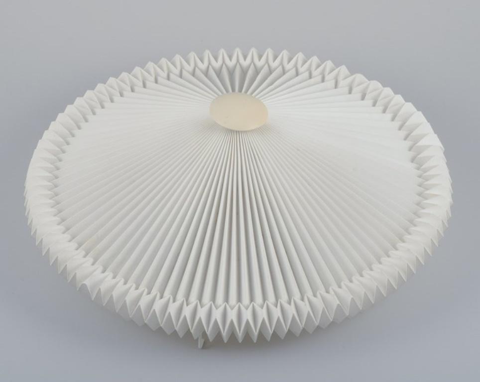 Le Klint, Danish lamp designer. Ceiling lamp. Hand-folded paper shade. For Sale 1