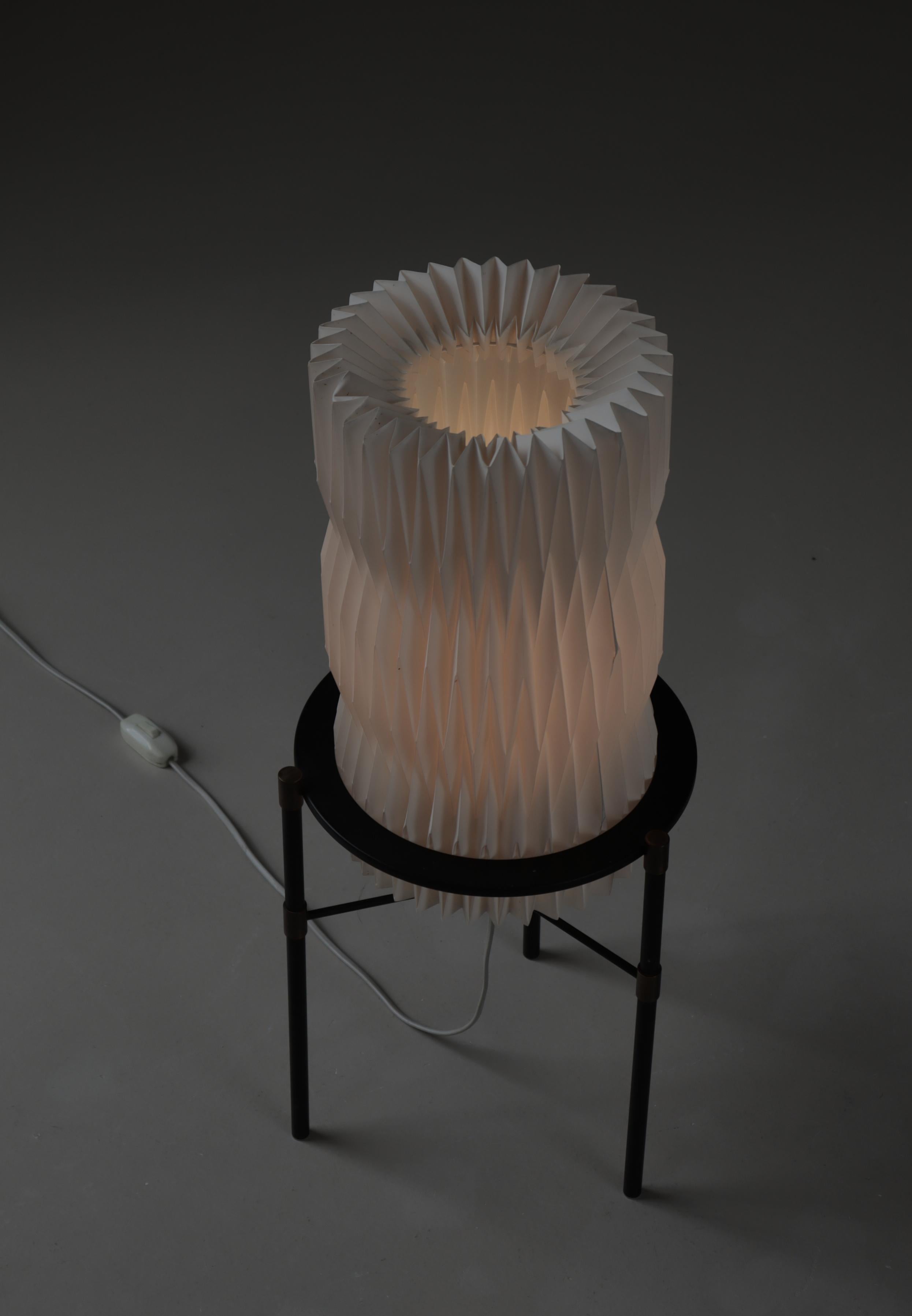 Le Klint Floor Lamps in Brass & Iron Tove & Edvard Kindt-Larsen, 1960s, Denmark For Sale 4