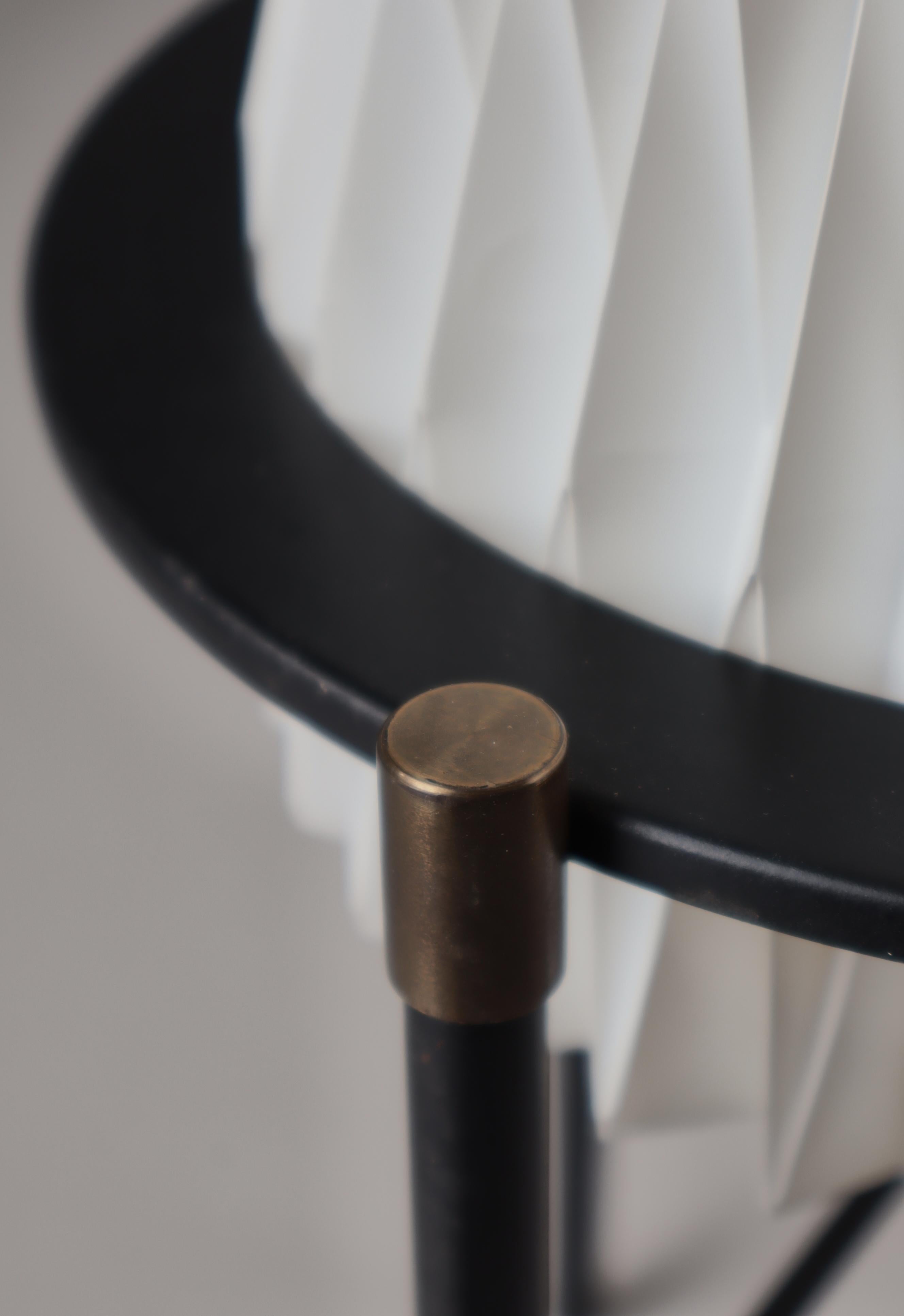 Le Klint Floor Lamps in Brass & Iron Tove & Edvard Kindt-Larsen, 1960s, Denmark For Sale 2