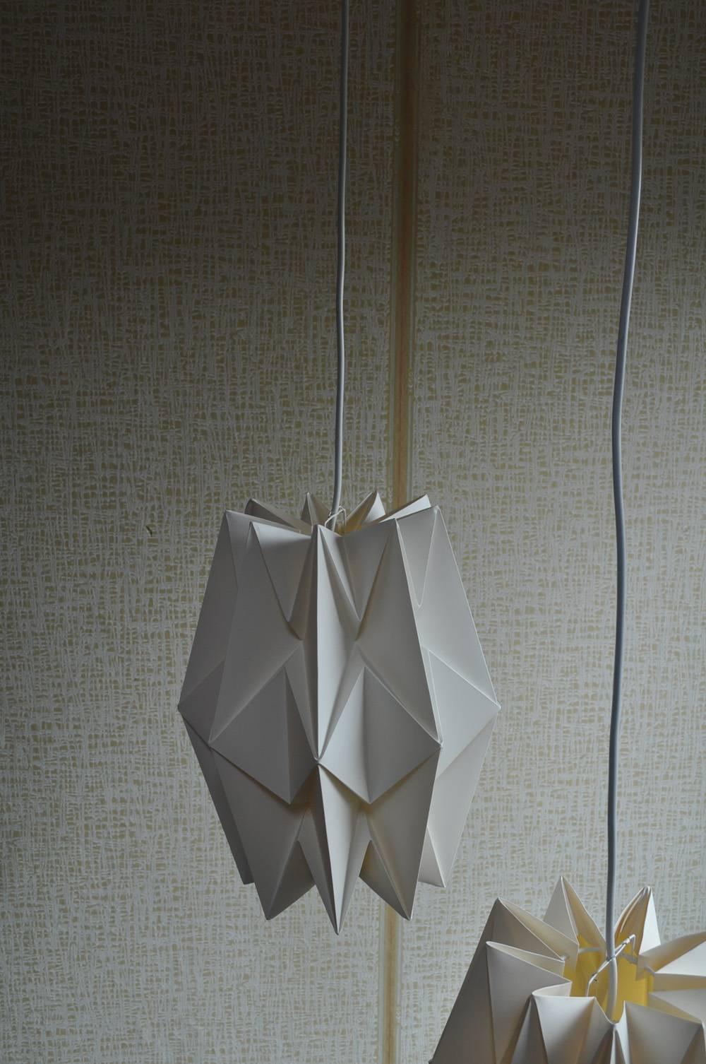 Le Klint Hand-Pleated Hanging Lamp by Peter Hvidt & Orla Mølgaard-Nielsen In Good Condition For Sale In Vordingborg, DK