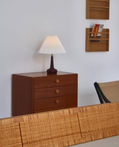 Le Klint & Holmegaard Lámpara de sobremesa de vidrio soplado Dinamarca de Esben Klint, años 70