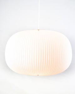 Le Klint Lamella Pendant  Model 1-132 In White Plastic By Takagi & Homstvedt
