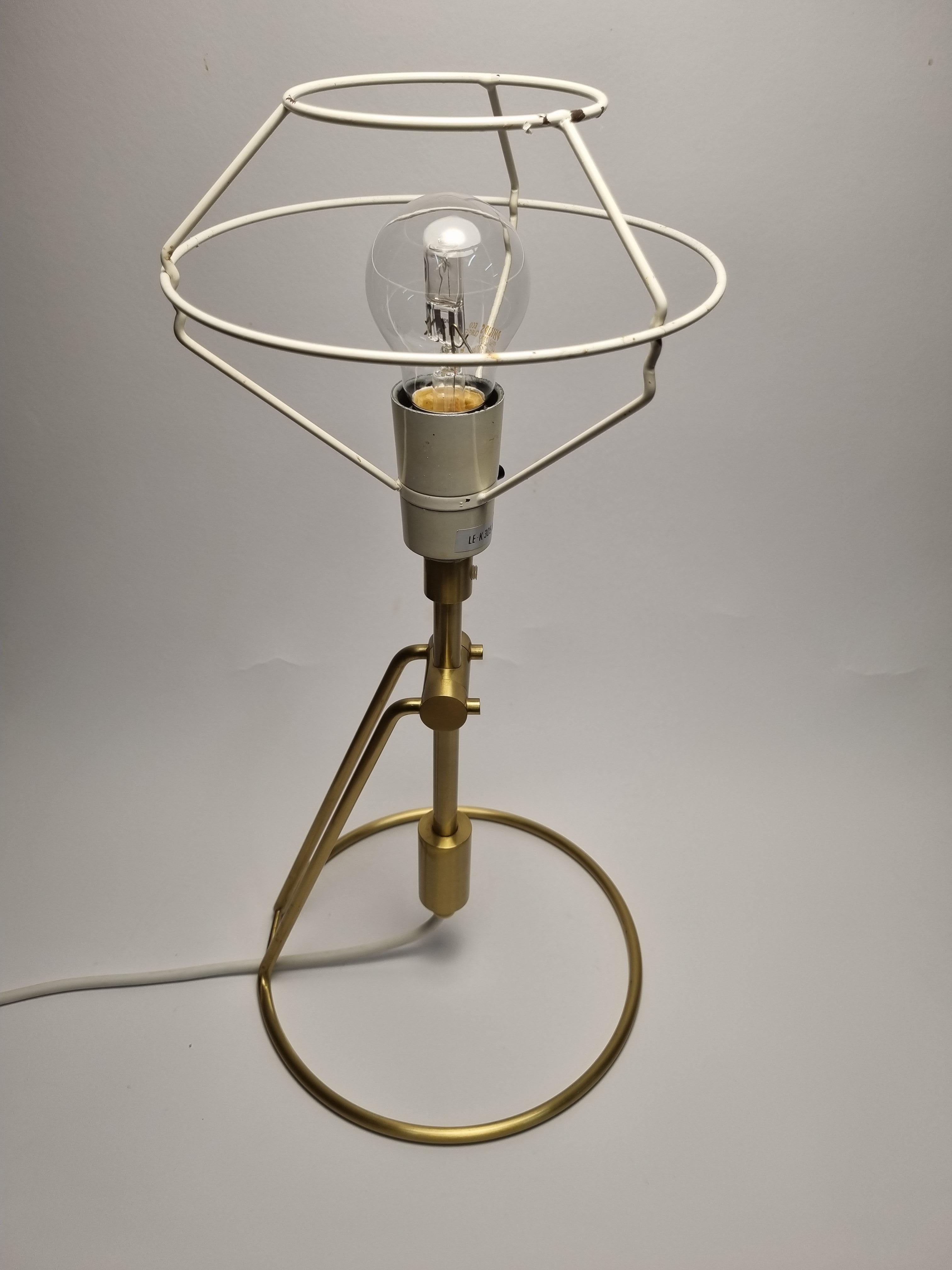 Late 20th Century Le Klint model 305 brass table/wall lamp For Sale