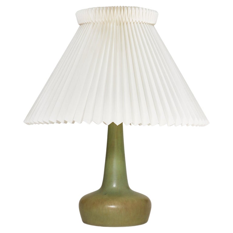 Le Klint and Palshus Stoneware Table Lamp Denmark by Esben Klint, 1970s For  Sale at 1stDibs