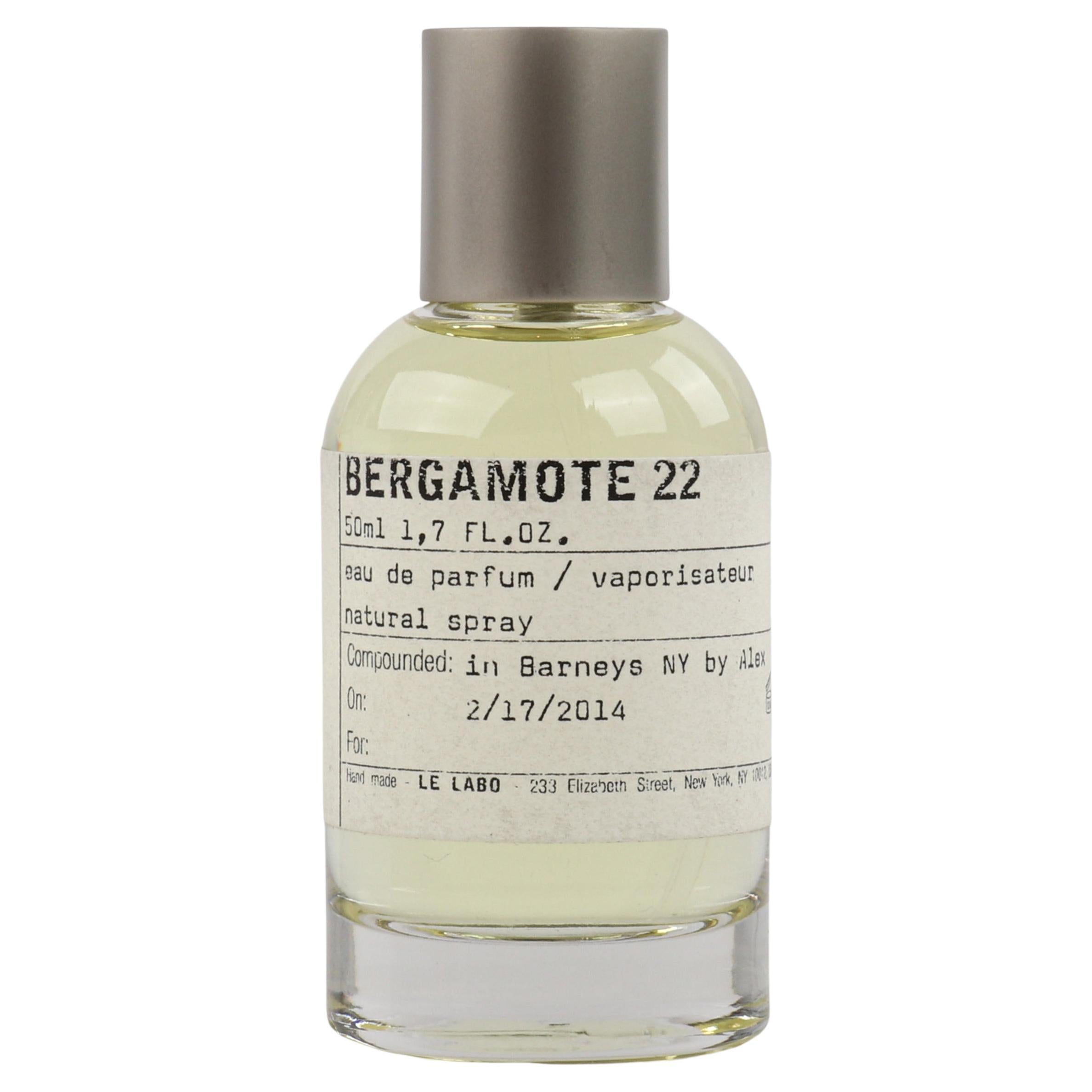 LE LABO 2014 Bergamote 22 Strong Long Lasting Perfume Fragrance Spray NWB  For Sale at 1stDibs