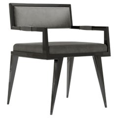 Le Loup Dining Chair in Black Lacquer 