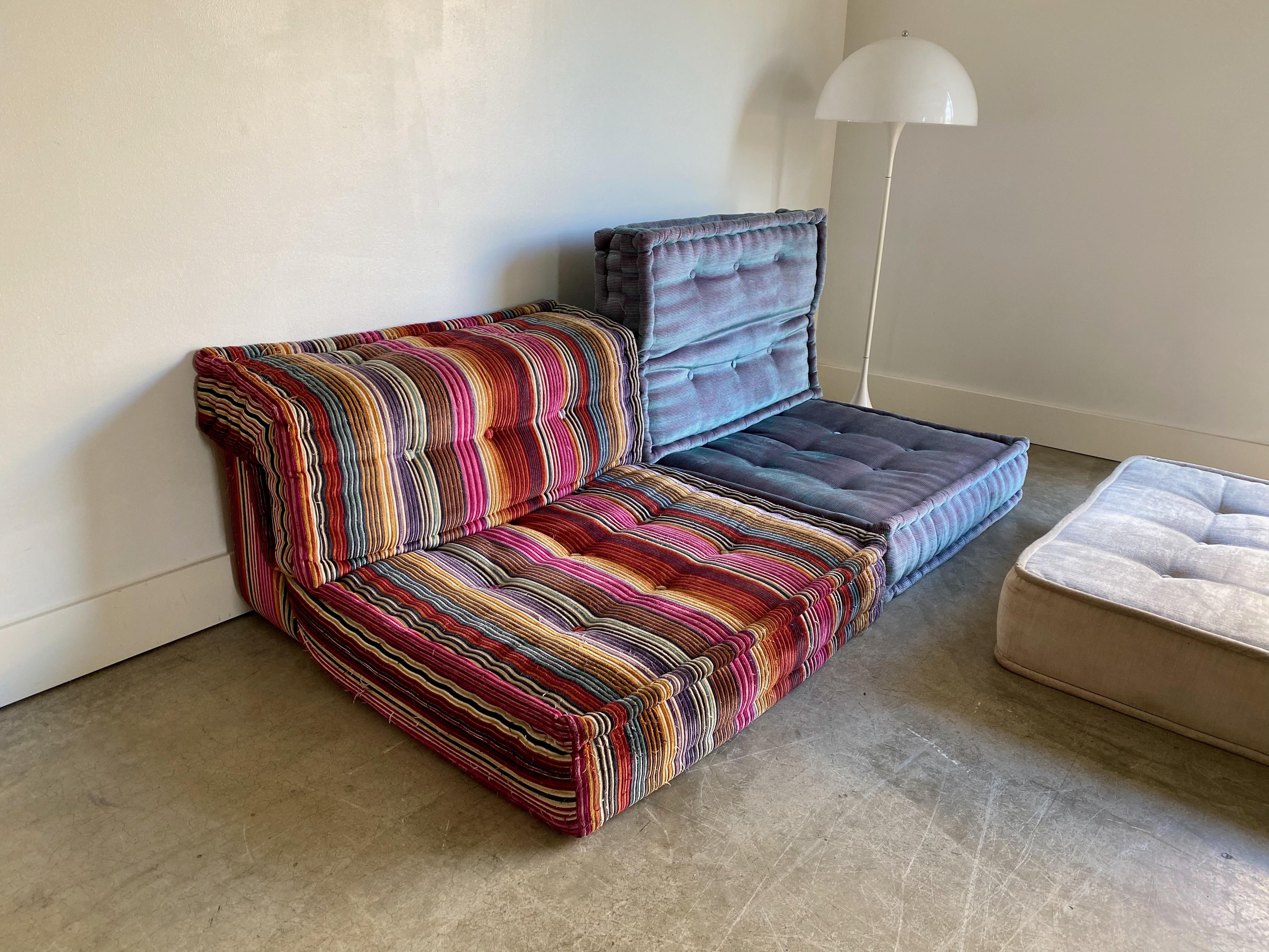 Mid-Century Modern Le Mah Jong Modular Gaultier Missoni Lounge Chair, Roche Bobois, 2014