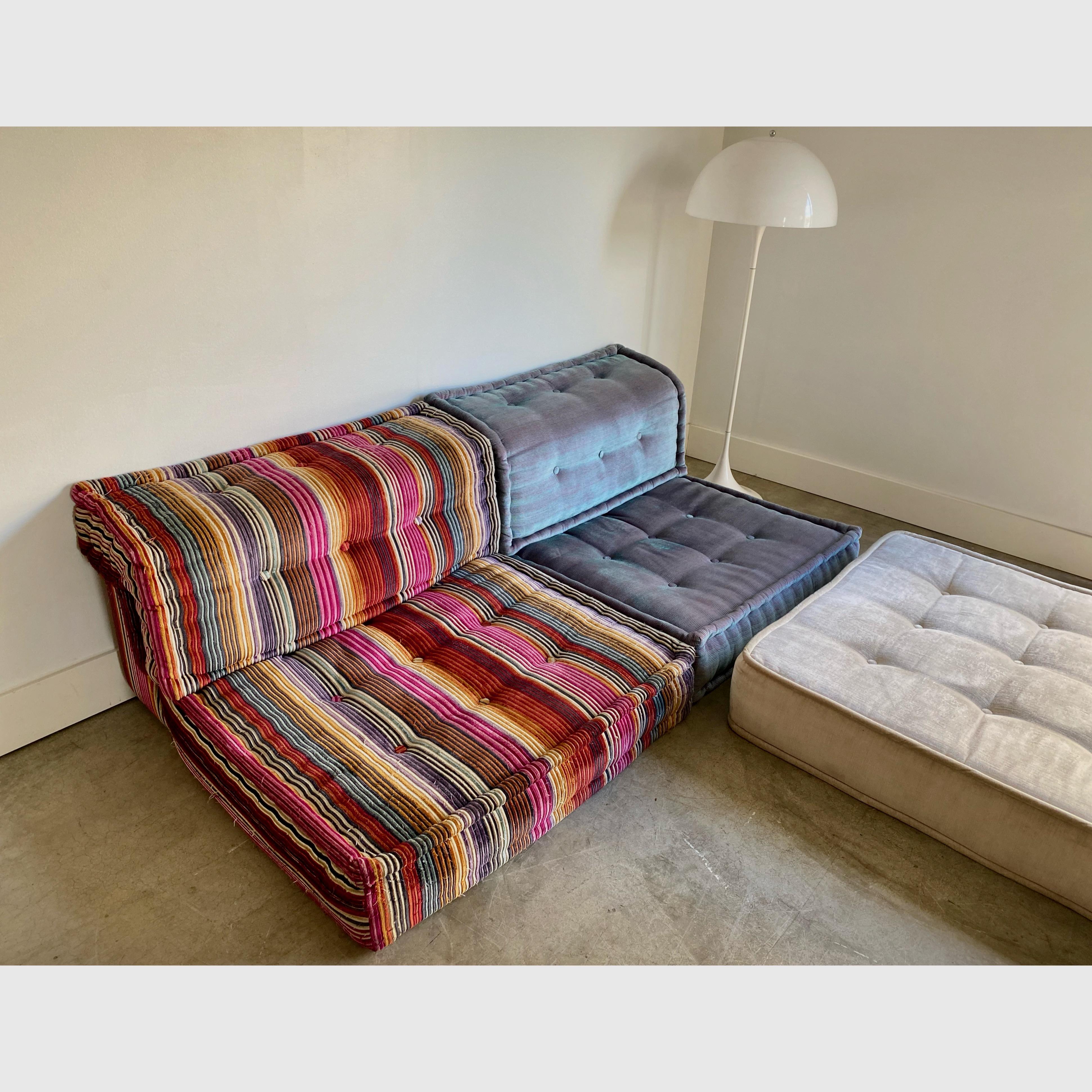 Italian Le Mah Jong Modular Gaultier Missoni Lounge Chair, Roche Bobois, 2014