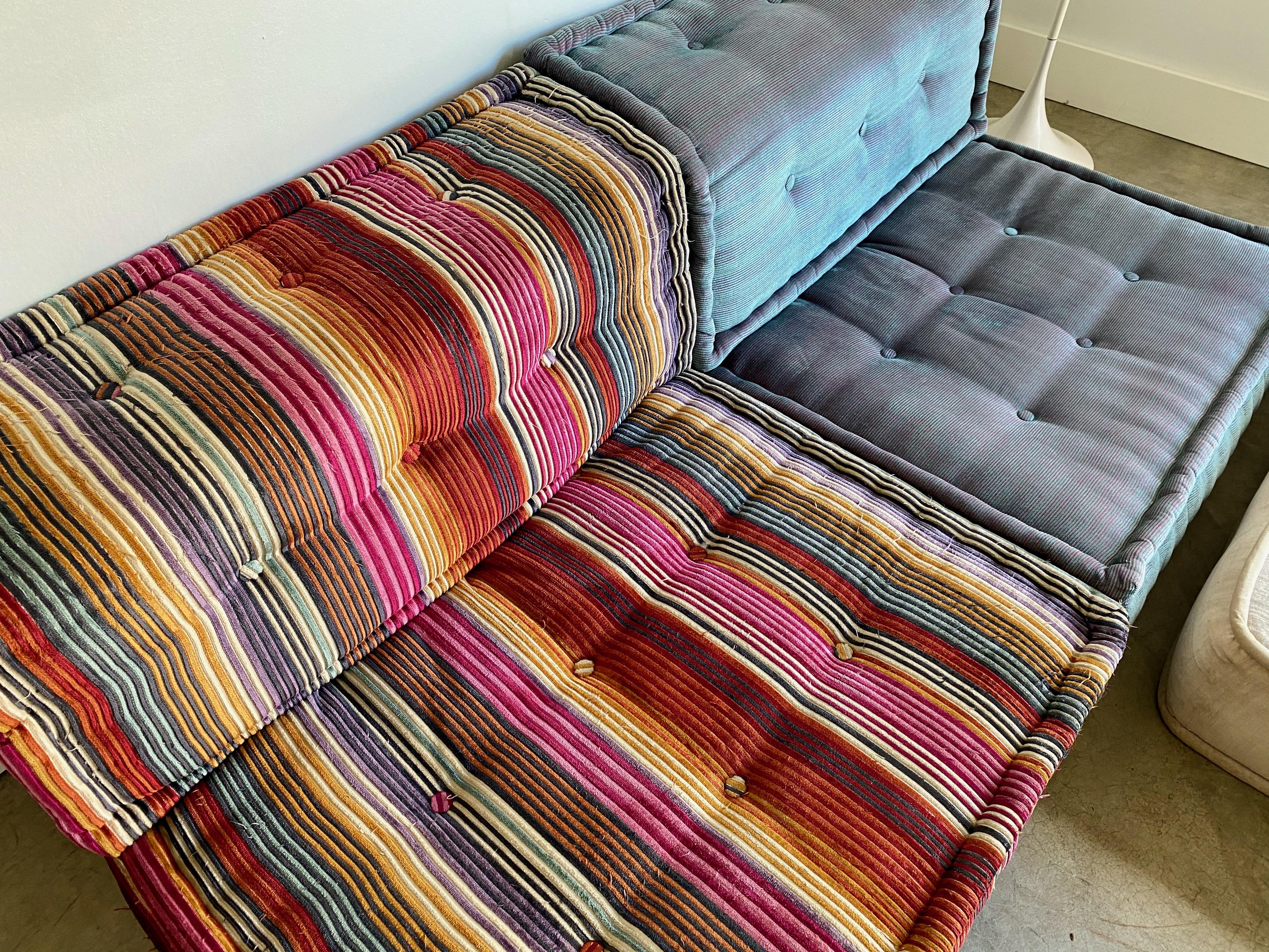 Le Mah Jong Modular Gaultier Missoni Lounge Chair, Roche Bobois, 2014 In Good Condition In St. Louis, MO