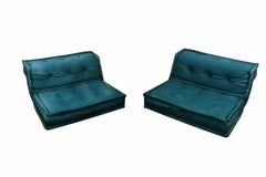 Le Mah Jong Modular Lounge Chair Roche Bobois Custom Jean Paul Gaultier Leather