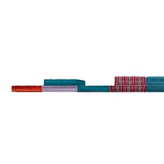 Le Mah Jong Modular Sofa Hans Hopfer Roche Bobois Jean Paul Gaultier Silk Velvet