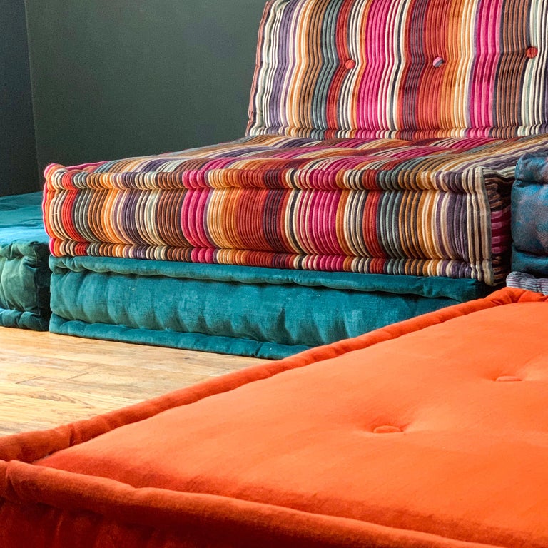 Le Mah Jong Modular Sofa Hans Hopfer Roche Bobois Jean Paul Gaultier