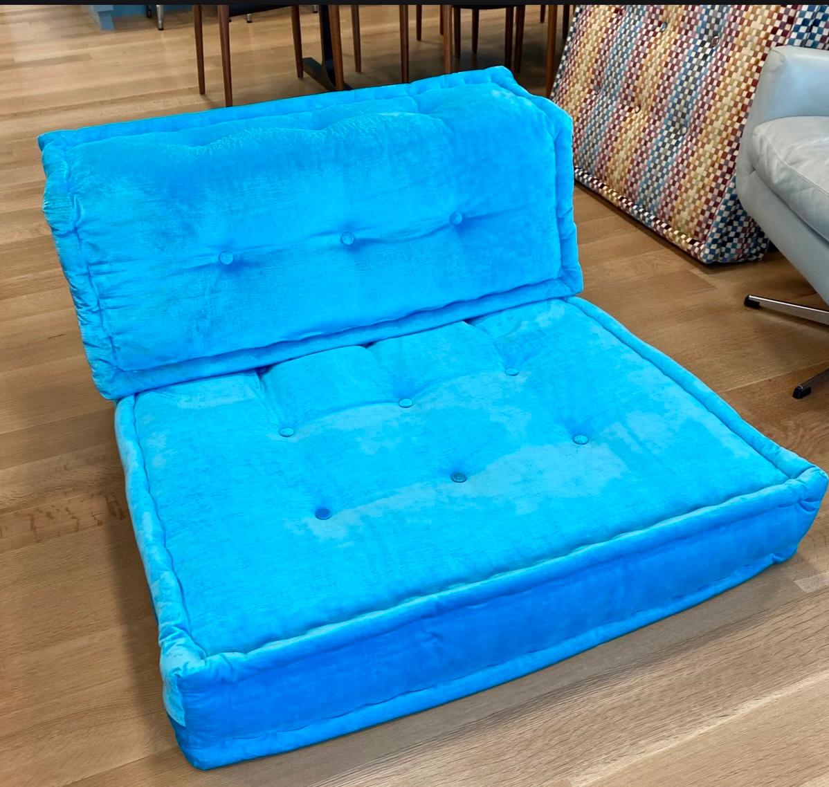 Mid-Century Modern Le Mah Jong Modular Sofa, Missoni Lounge Chair and Ottoman, Roche Bobois, 2015