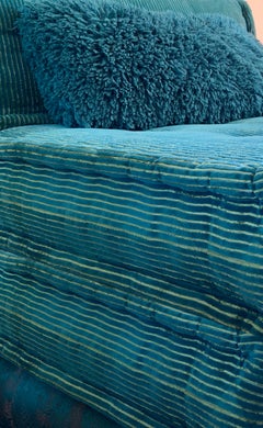 Le Mah Jong Modular Lounge Chair Roche Bobois Missoni Silk Velvet Modern Cushion