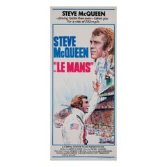 Le Mans 1971 Australische Tageszeitung Filmplakat, Steve McQueen