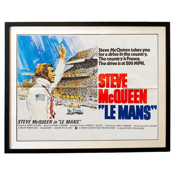 Le Mans (1971)
Original British Quad (30 X 40 Inches)

“Steve McQueen takes you for a drive in the country…The country is France. The drive is at 200 MPH!”
Incredibly rare original 1971 “Le Mans” film poster. Any paper from this sought after Steve