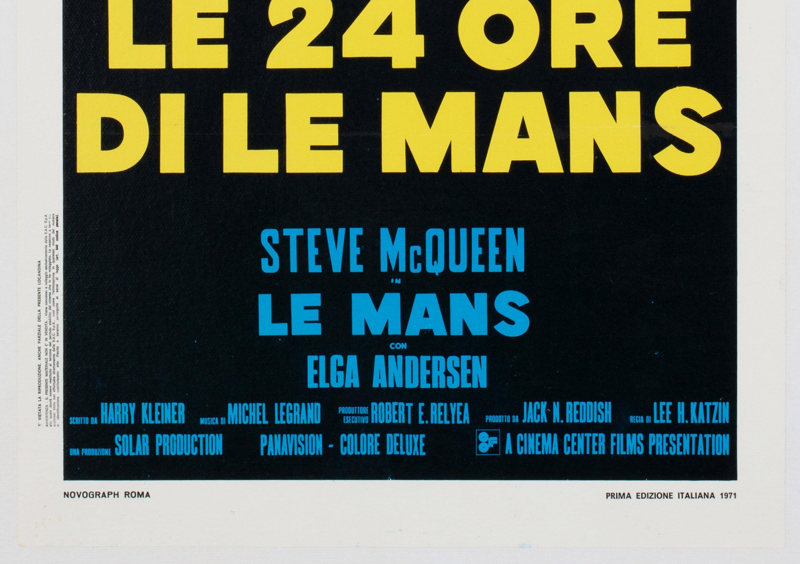 XX secolo Locandina Le Mans 1971 in vendita