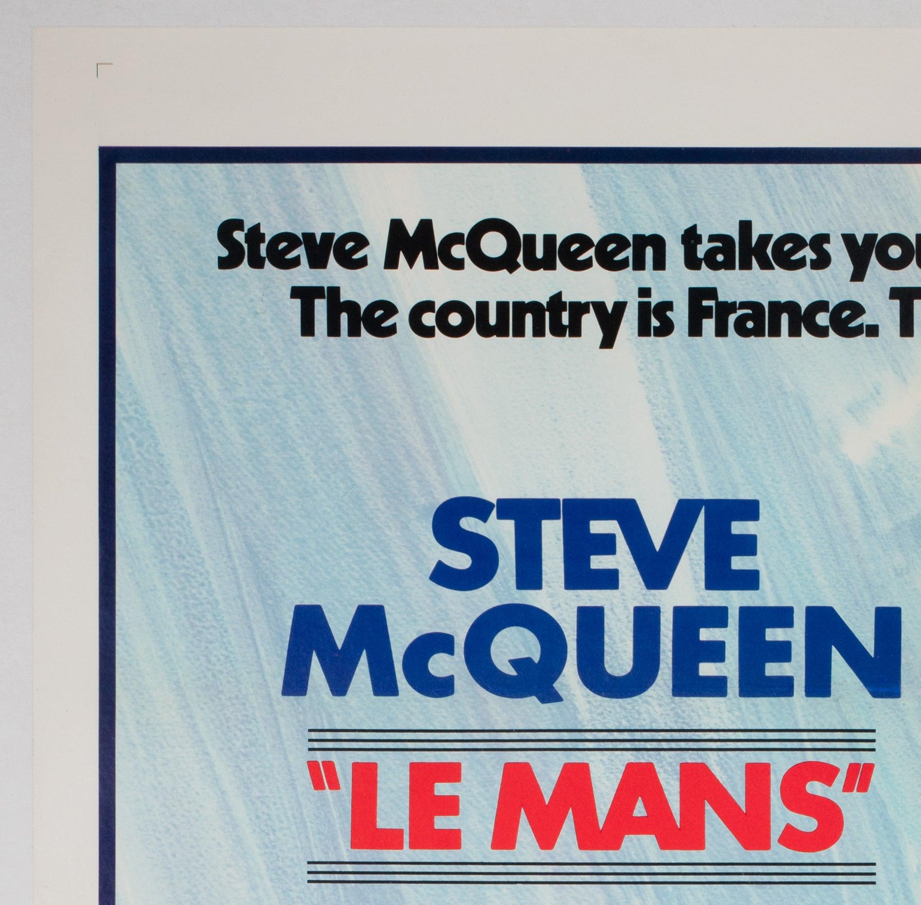 Américain Le Mans 1971 Affiche 1 feuille, Tom Jung en vente