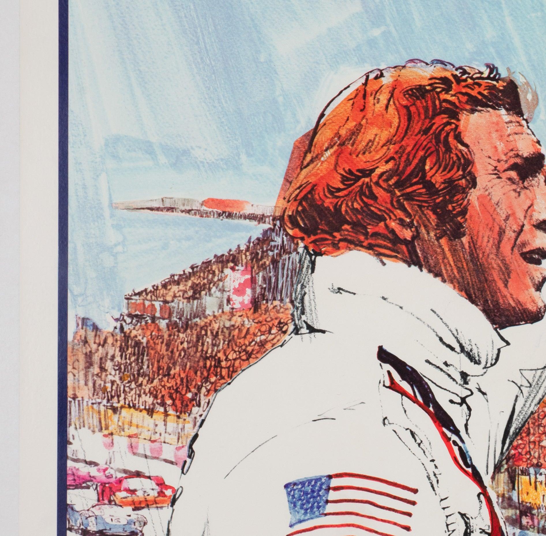 20ième siècle Le Mans 1971 Affiche 1 feuille, Tom Jung en vente