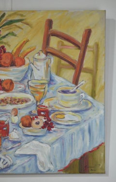 "Le matin", Oil on canvas, by Patrice Guiraud, 2000