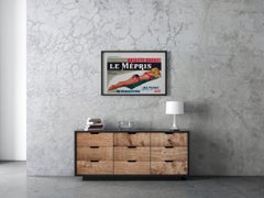 Le Mepris 1963 Belgian Film Poster