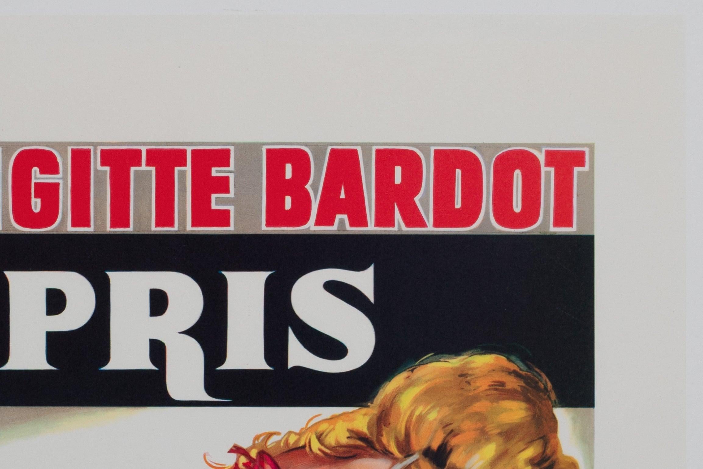Le Mepris 1963 Affiche du film belge Excellent état - En vente à Bath, Somerset