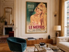 Le Mepris 1963 French Grande Film Poster, Georges Allard