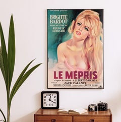 Le Mepris 1963 French Moyenne Film Poster, Georges Allard