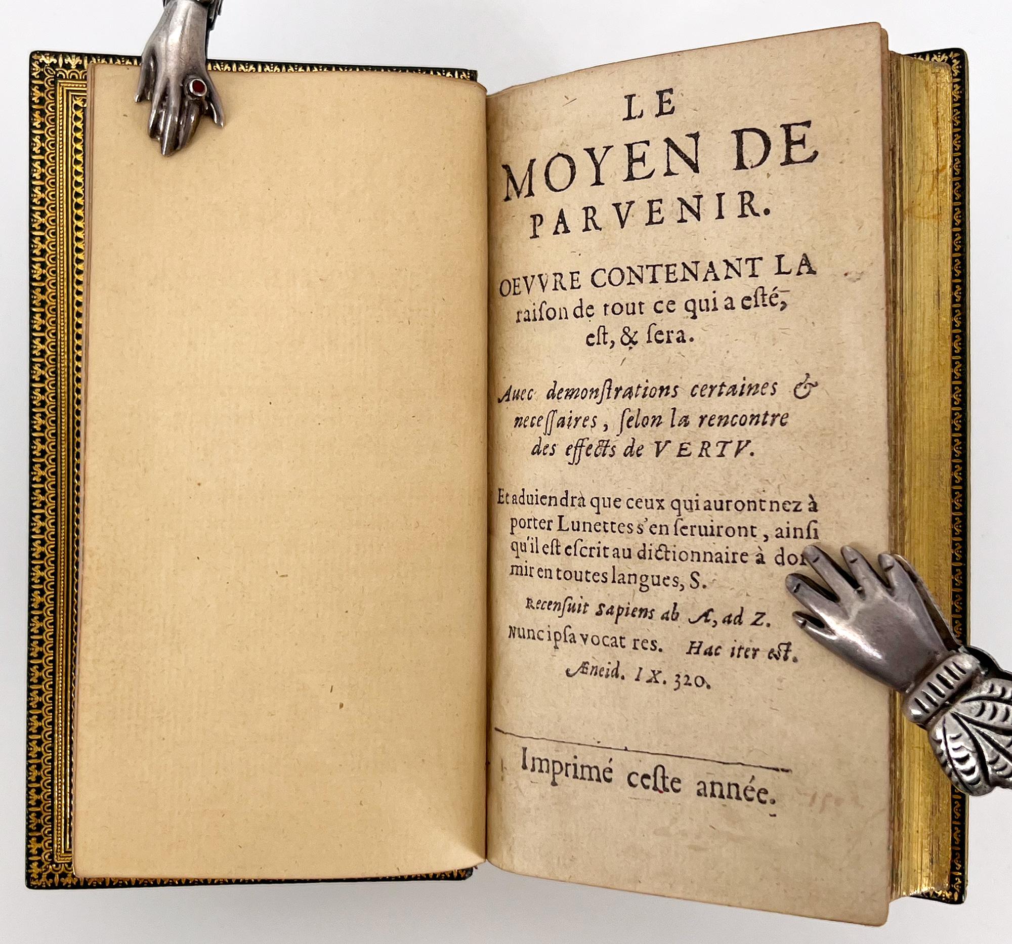 Français Le moyen de parvenir par François Béroalde de Verville, (1556-1626) en vente
