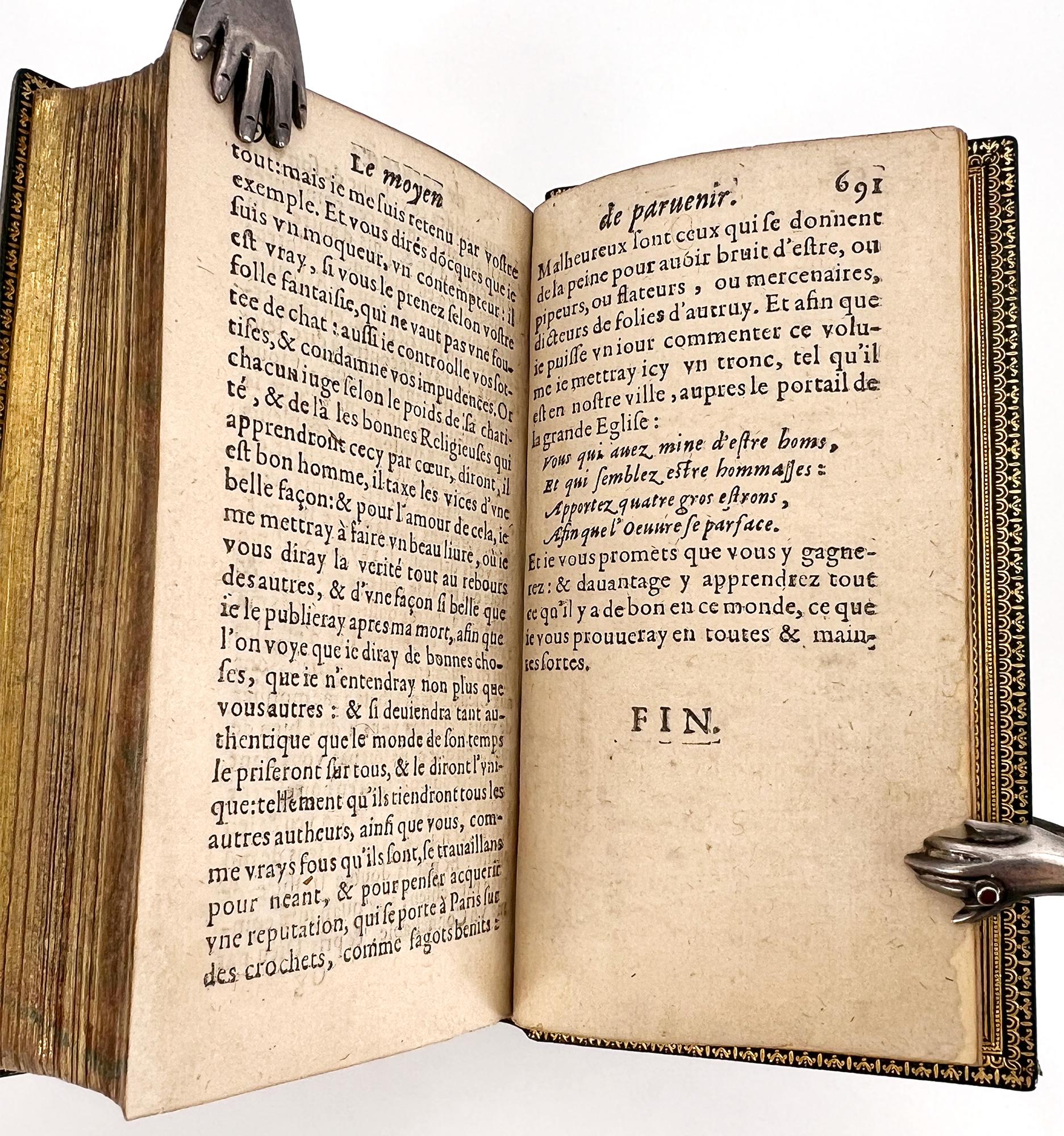 XVIIIe siècle et antérieur Le moyen de parvenir par François Béroalde de Verville, (1556-1626) en vente
