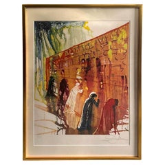 "Le Mur Des Lamentations" Lithograph by Salvador