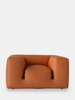 Le Mura - Sessel aus Leder von Mario Bellini für Tacchini