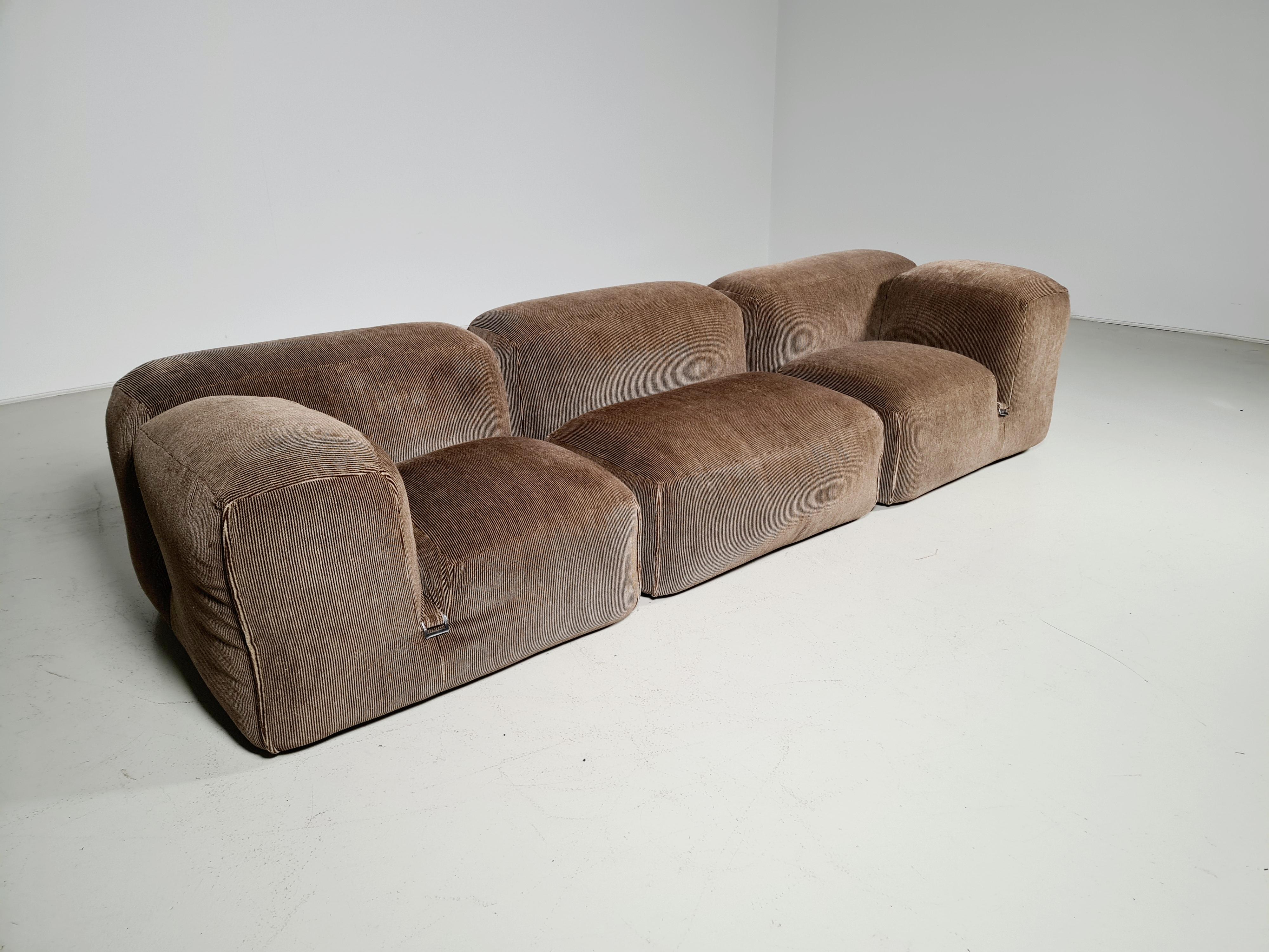 Le Mura Sectional Sofa by Mario Bellini for Cassina, Italy, 1970s In Good Condition In amstelveen, NL