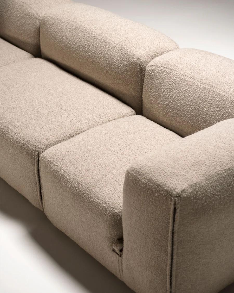 Contemporain Le Mura - Canapé en tissu de Mario Bellini pour Tacchini L 288 cm (113.3 in) en vente