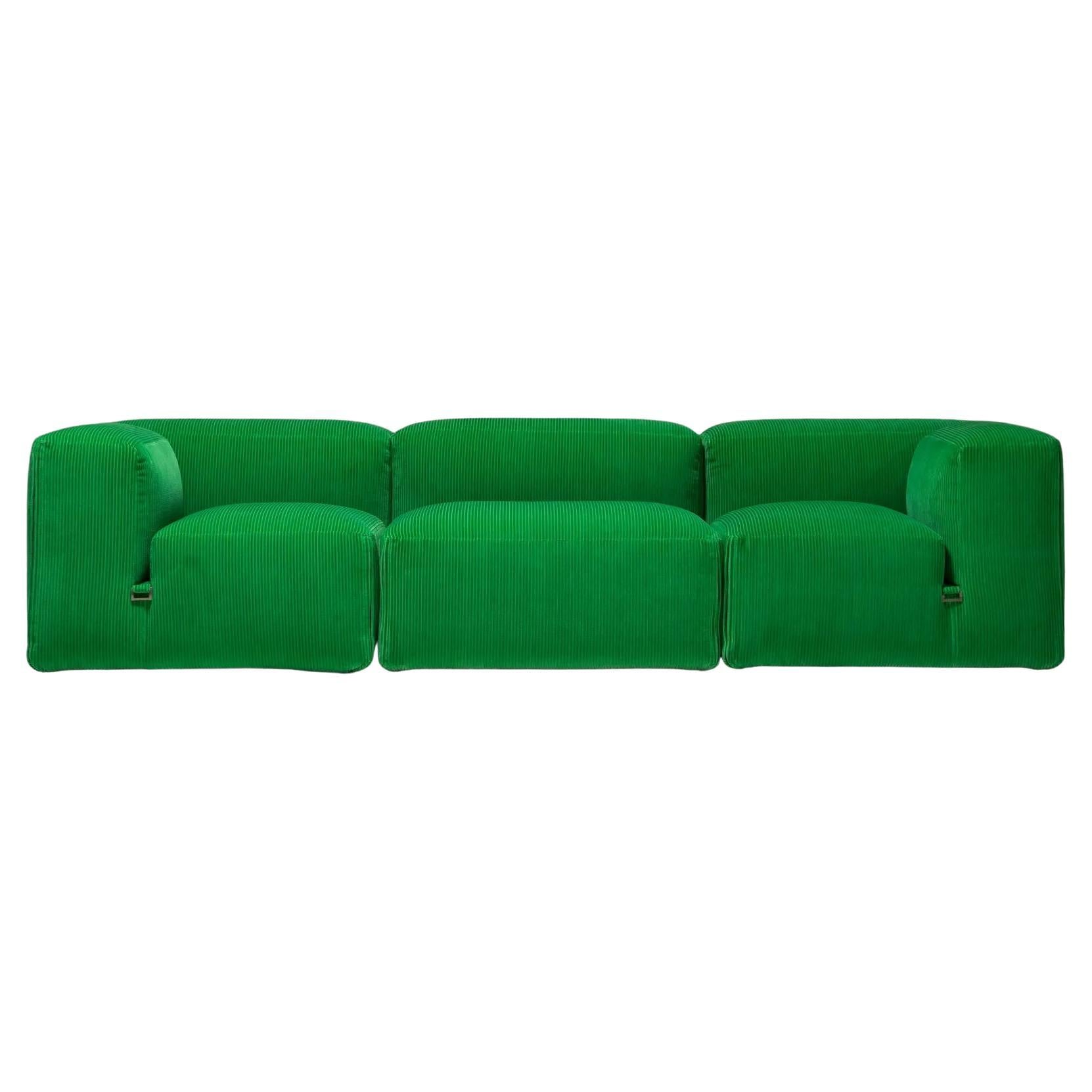 Le Mura - Canapé en tissu de luxe de Mario Bellini pour Tacchini L 288 cm