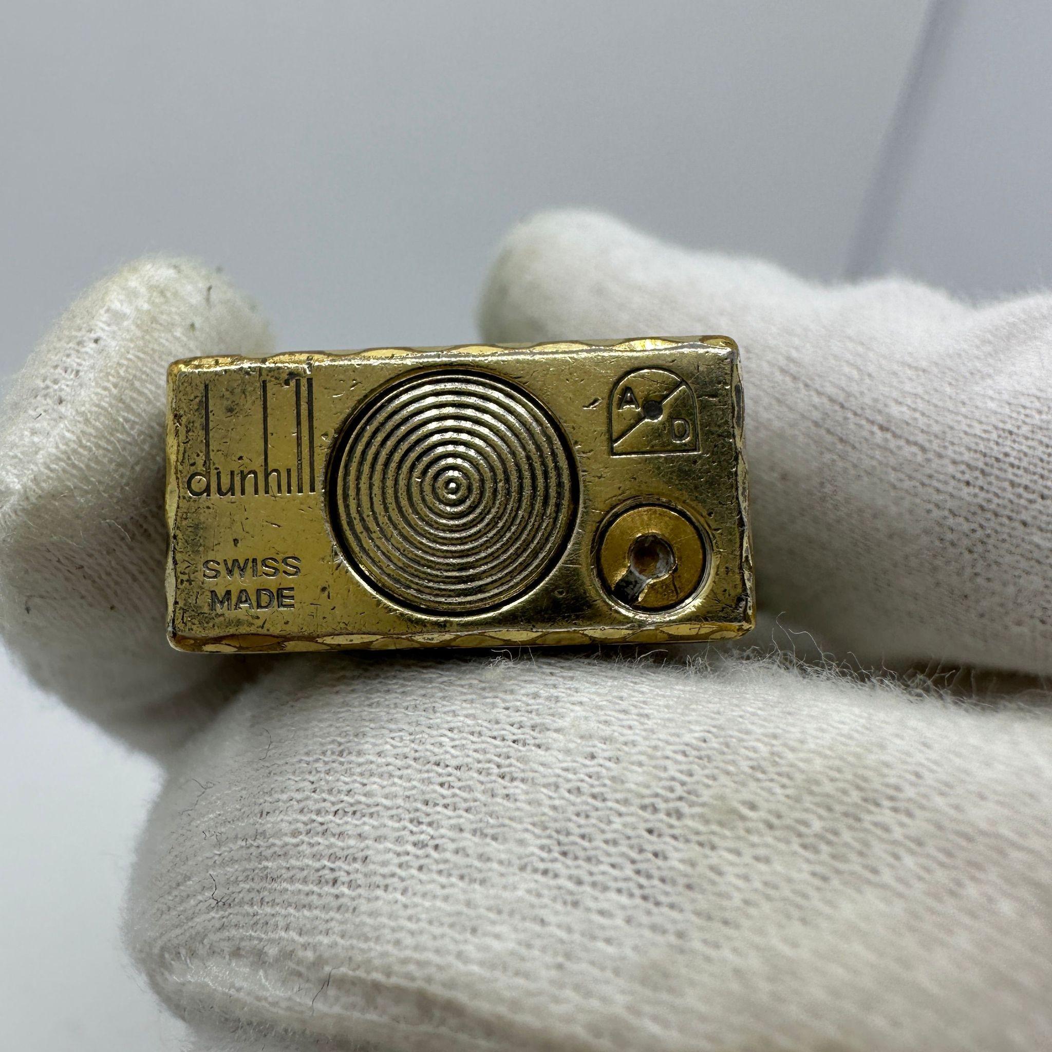 Seltener Royking-Leuchter von Alfred Dunhill, 18 Karat vergoldet und Emaille-Intarsien 1