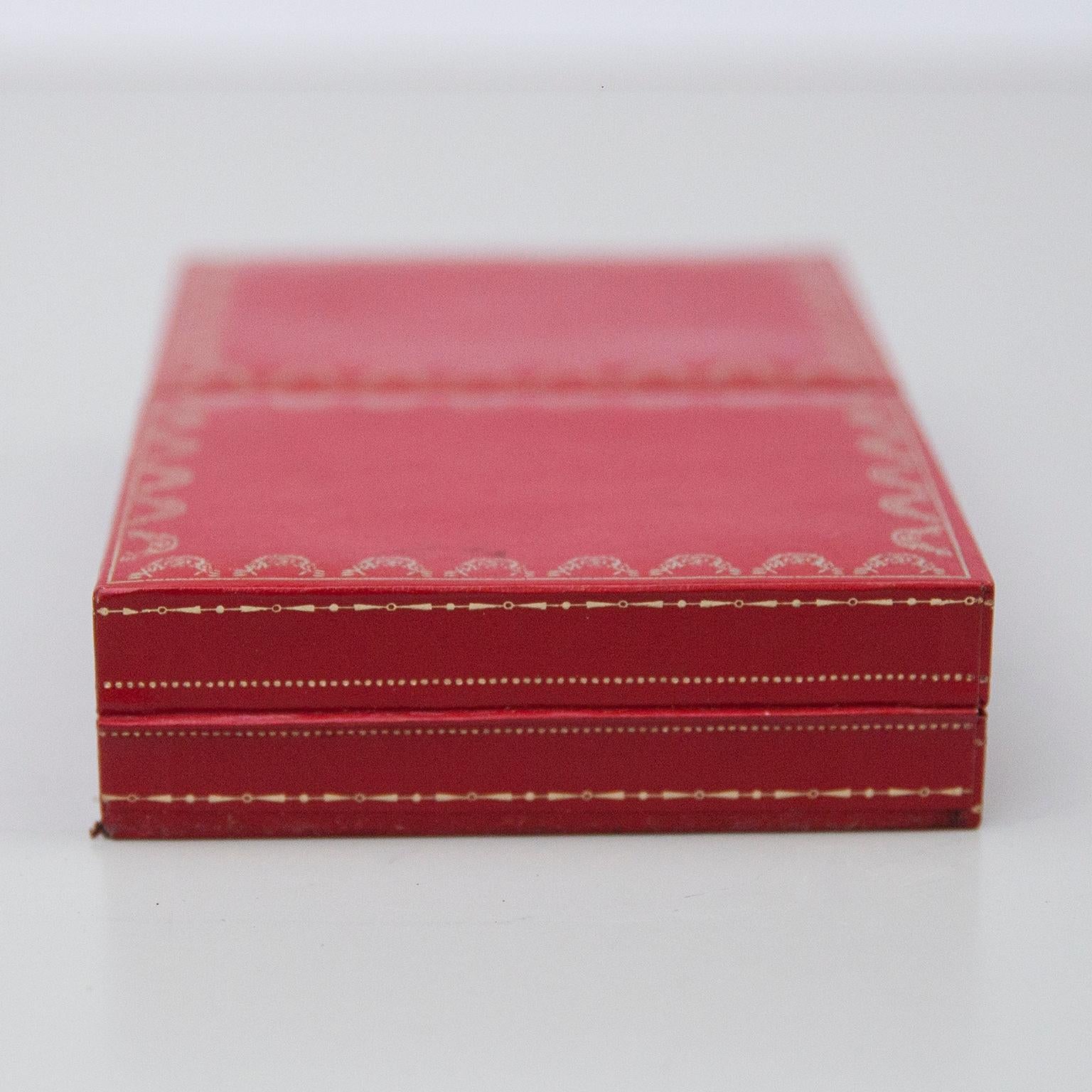 French Le Must de Cartier Vintage Playing Card Game Box, 1976 For Sale