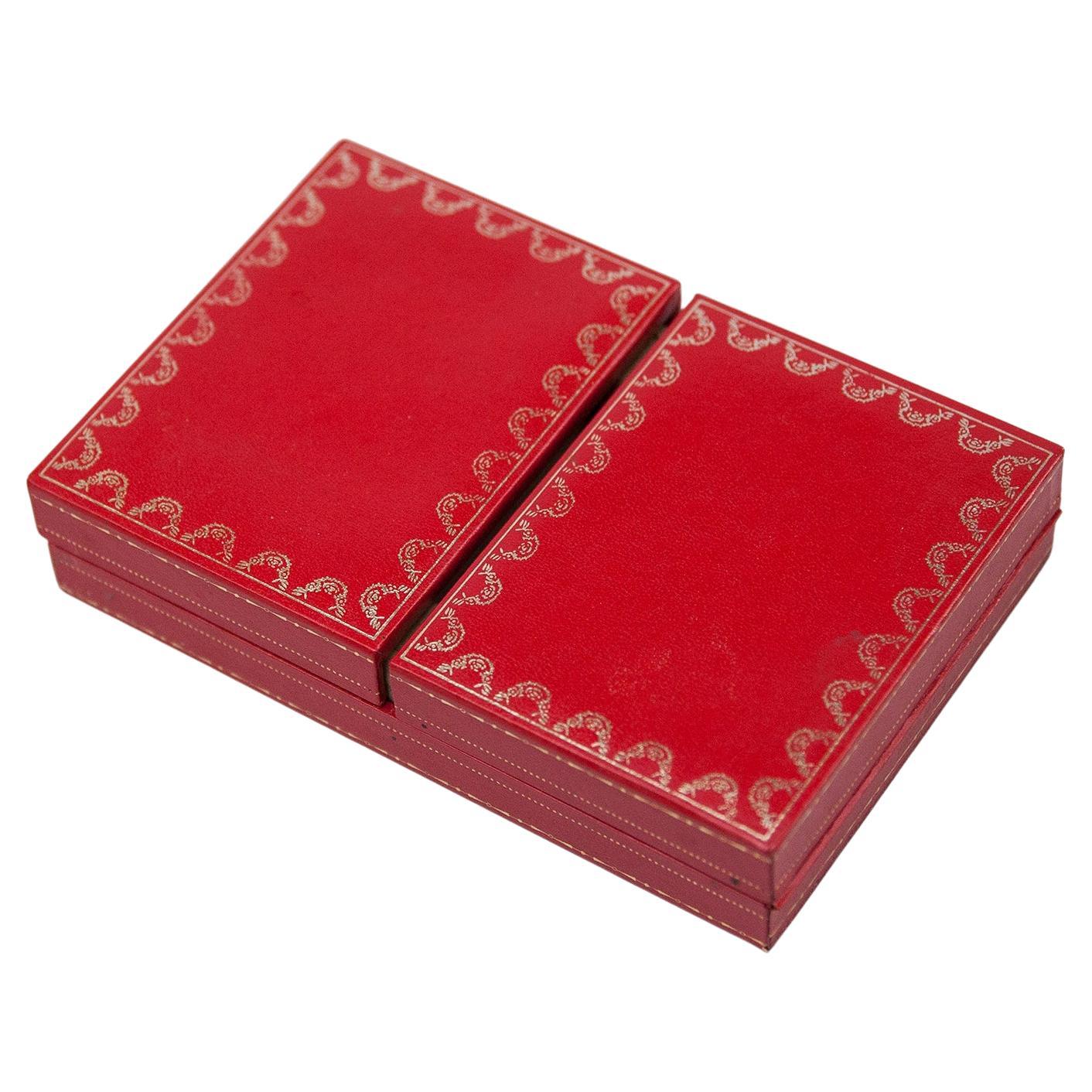 Le Must de Cartier Vintage Playing Card Game Box, 1976 For Sale