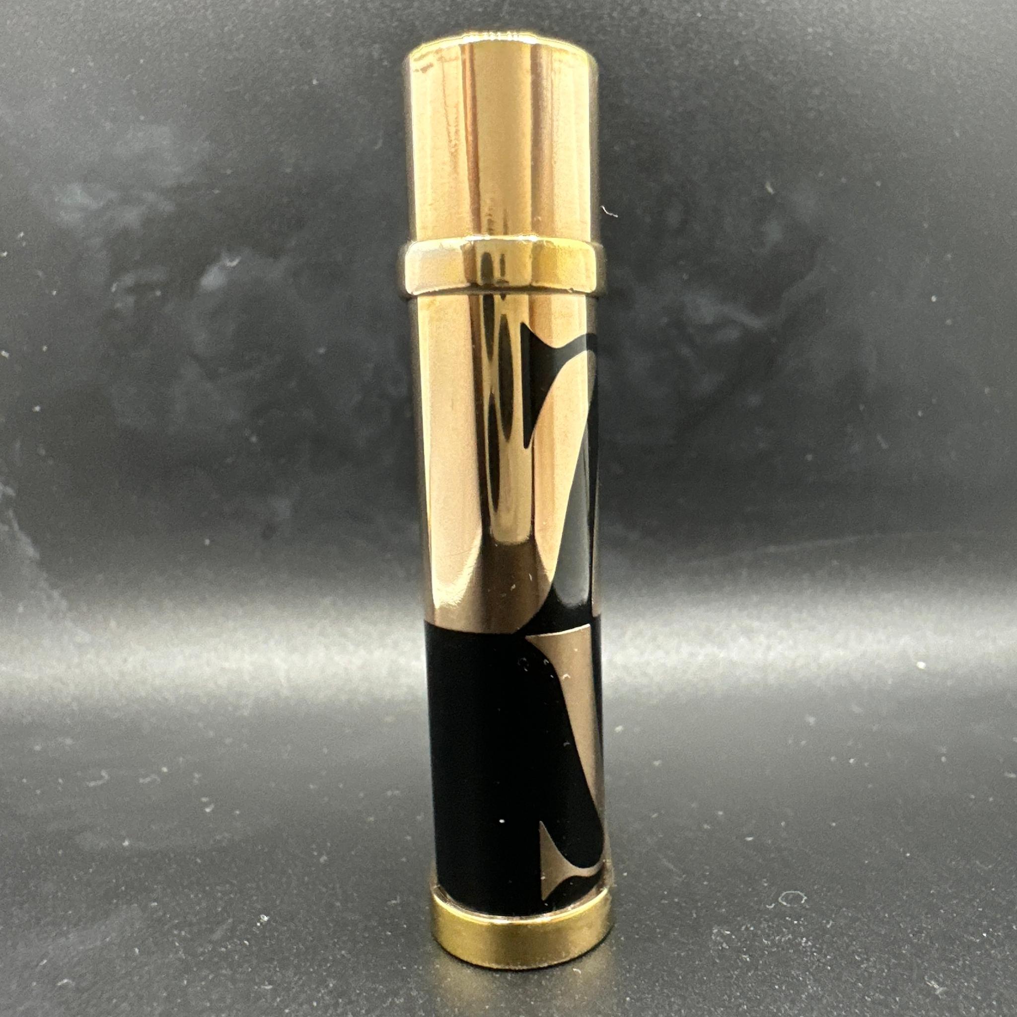 cartier lighter black and gold
