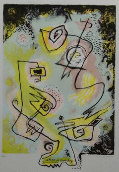 Después de un domingo - Litografía original de Le Oben - Años 60