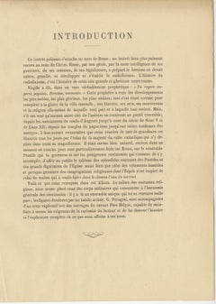 Le Pape en Grande Cérémonie - Genuine Antique Print of the Pope in Full Ceremony