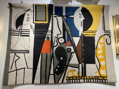 "Le Peintre Et Son Modele" Tapestry After Pablo Picasso