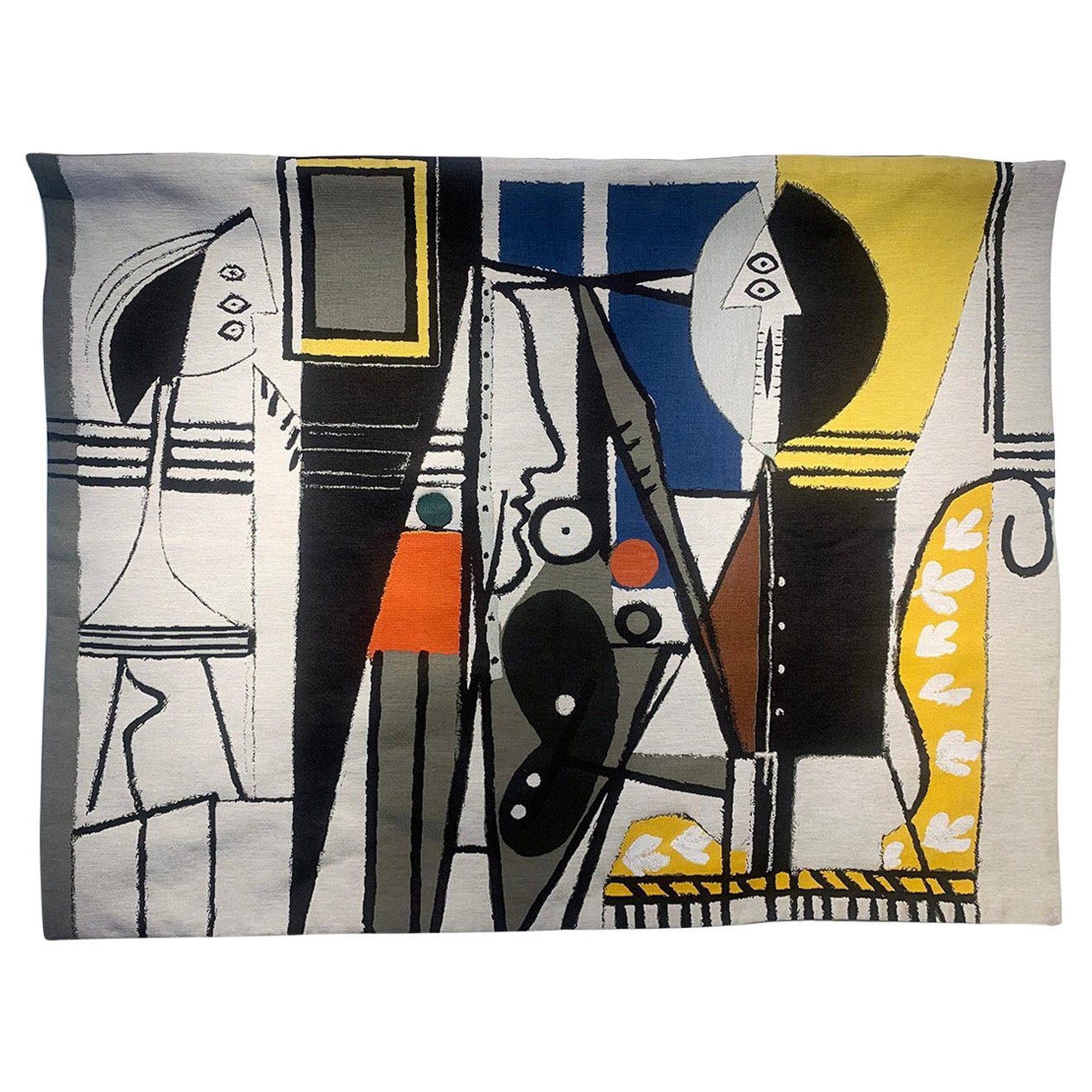 "Le Peintre Et Son Modele" Tapestry After Pablo Picasso