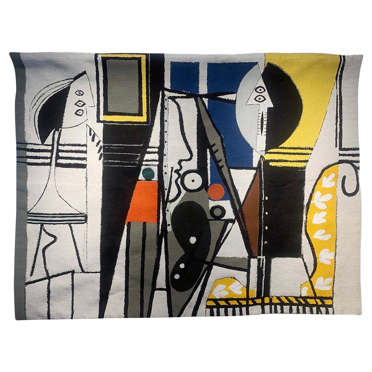 "Le Peintre Et Son Modele" Tapestry After Pablo Picasso