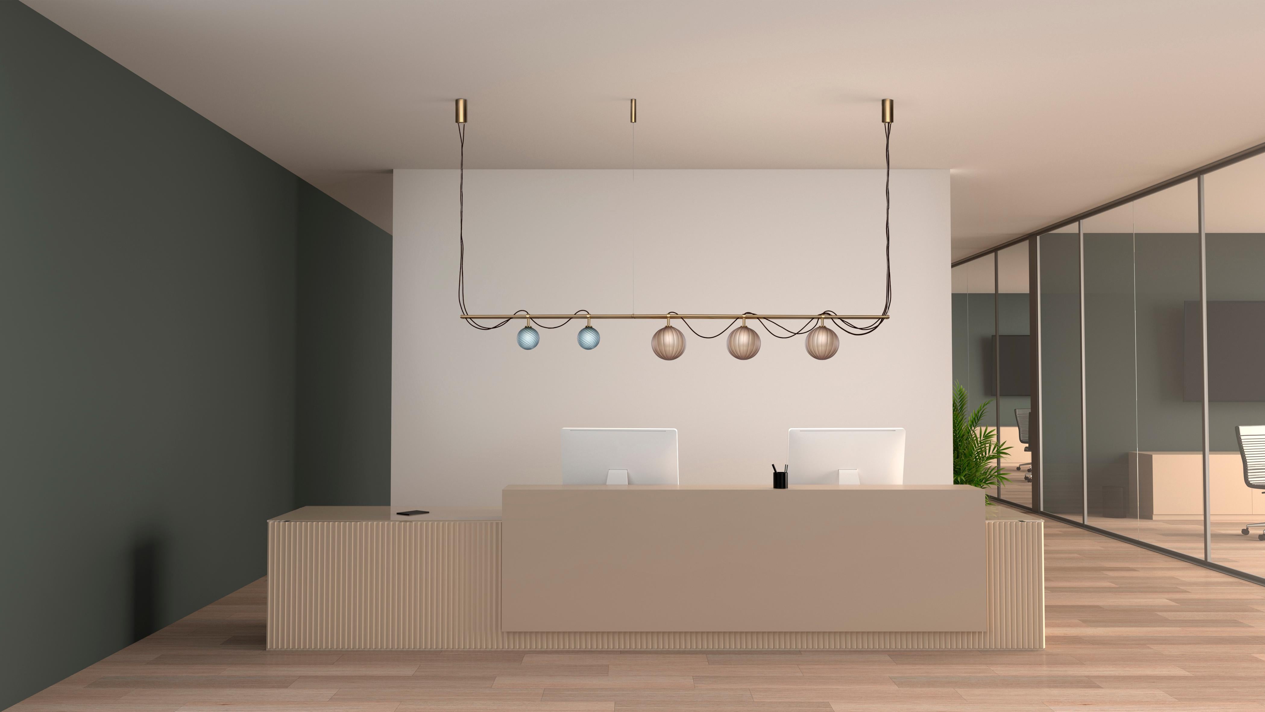 Postmoderno Lampada a sospensione Le Perle Big di Euroluce Bigli in vendita