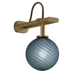 Le Perle Blu Borosilicate Glass Wall Lamp