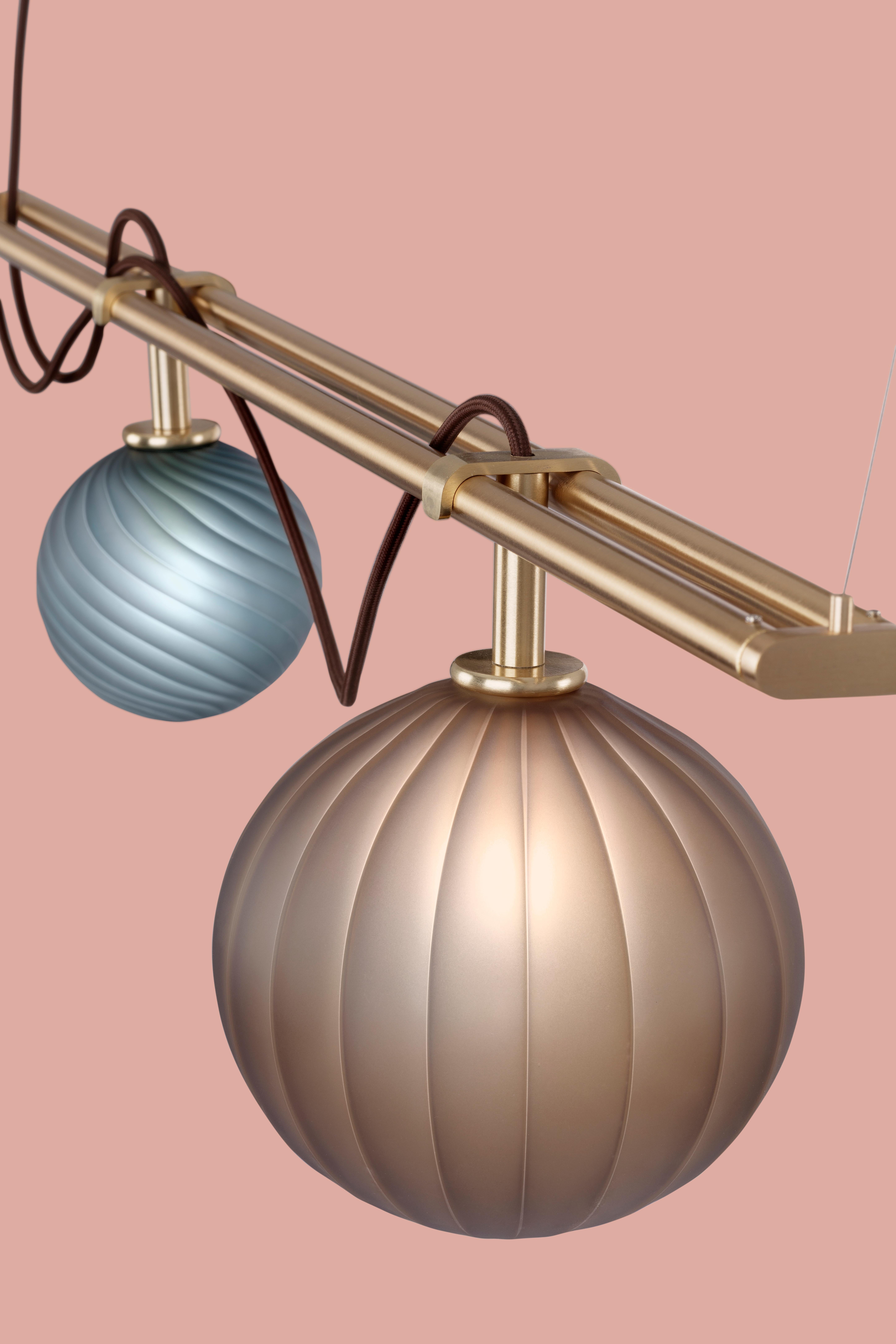 Le Perle Kleine Pendelleuchte von Euroluce Lampadari (21. Jahrhundert und zeitgenössisch) im Angebot