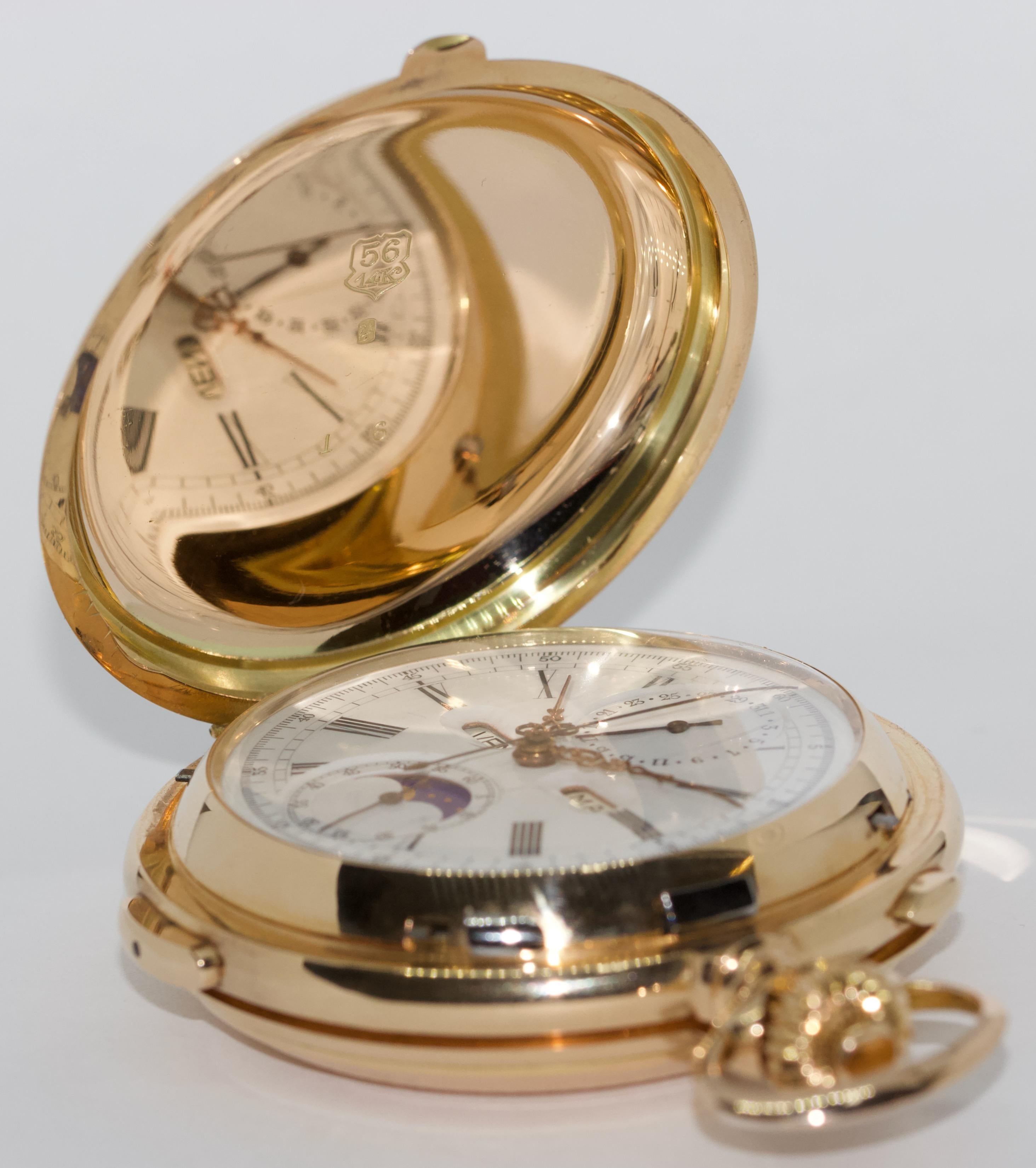 lies of p moonphase pocket watch